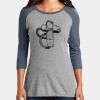 CMS Baseball Jersey Tee - Ladies Thumbnail