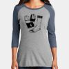 CMS Baseball Jersey Tee - Ladies Thumbnail