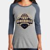CMS Baseball Jersey Tee - Ladies Thumbnail