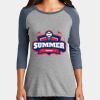 CMS Baseball Jersey Tee - Ladies Thumbnail