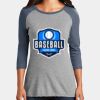 CMS Baseball Jersey Tee - Ladies Thumbnail