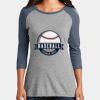 CMS Baseball Jersey Tee - Ladies Thumbnail