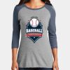 CMS Baseball Jersey Tee - Ladies Thumbnail
