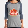 CMS Baseball Jersey Tee - Ladies Thumbnail