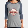 CMS Baseball Jersey Tee - Ladies Thumbnail