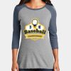 CMS Baseball Jersey Tee - Ladies Thumbnail