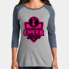 CMS Baseball Jersey Tee - Ladies Thumbnail