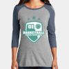 CMS Baseball Jersey Tee - Ladies Thumbnail