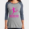 CMS Baseball Jersey Tee - Ladies Thumbnail