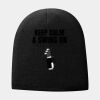 Castaic Boys Soccer Lined Skull Beanie Thumbnail